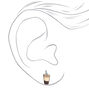 Wifi and Bubble Tea Stud Earrings - 3 Pack,