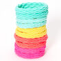 Claire&#39;s Club Neon Honeycomb Hair Bobbles - 10 Pack,