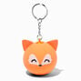 Orange Fox Stress Ball Keychain,