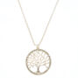 Collier &agrave; pendentif arbre de vie couleur argent&eacute;,