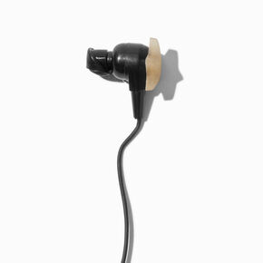 Black Cat Silicone Earbuds &amp; Winder,