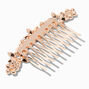 Rose Gold Daisy Rhinestone Hair Comb,