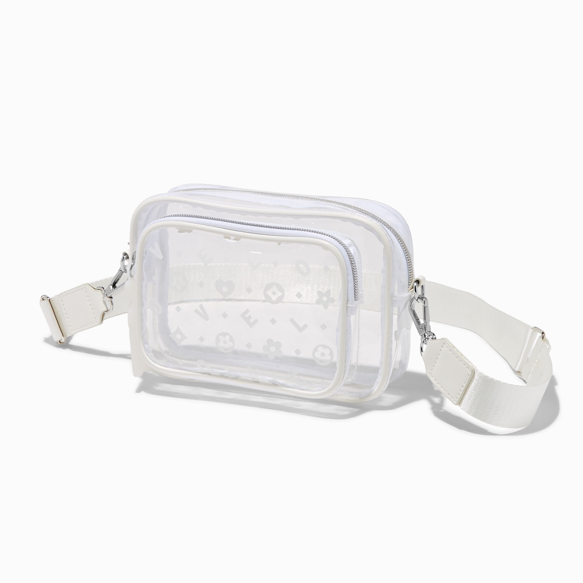 Adidas fanny pack hot sale clear