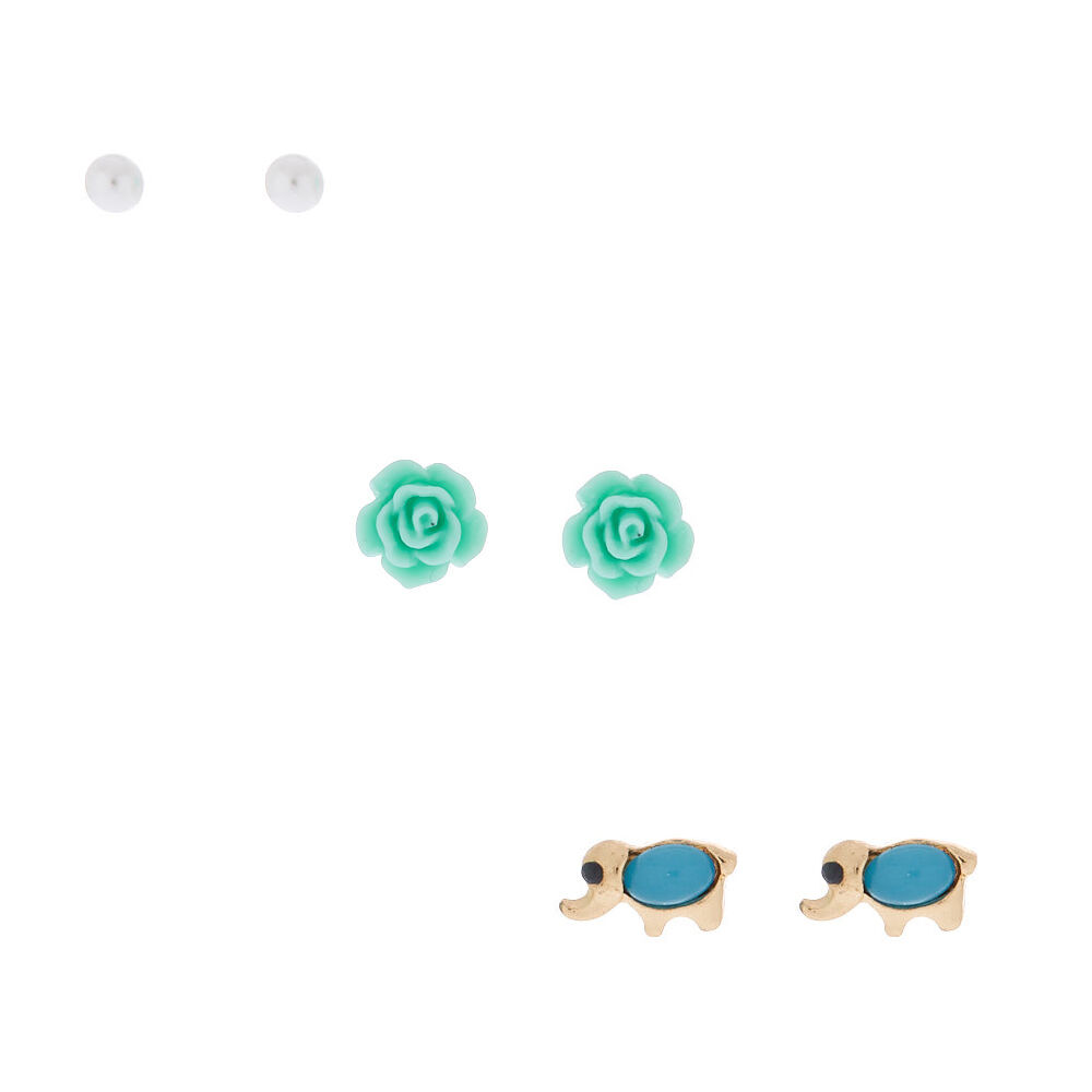 Claire's sales elephant earrings
