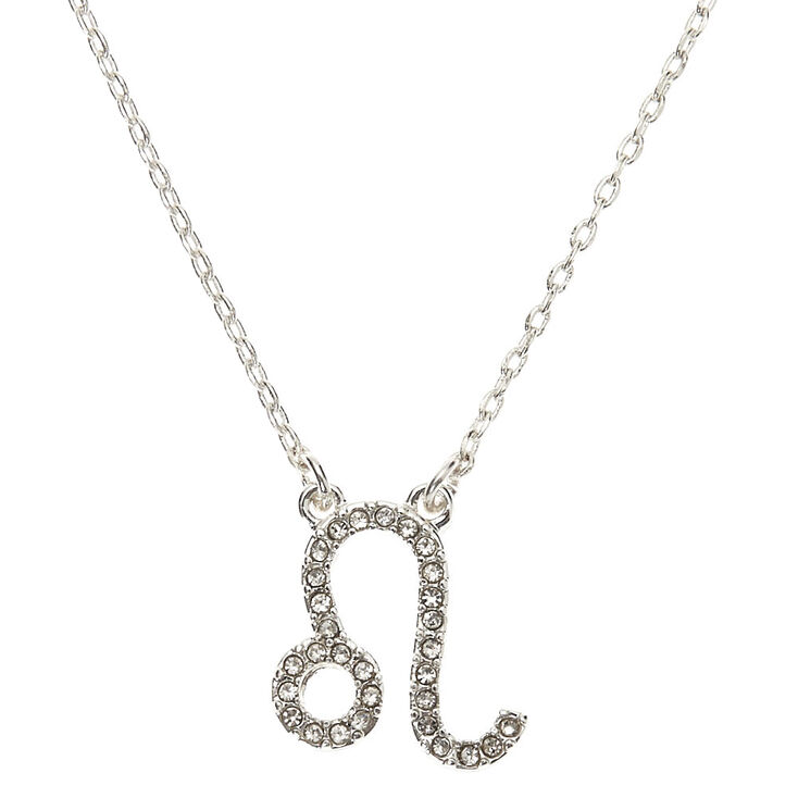 Silver Zodiac Pendant Necklace Leo Silver Zodiac Pendant Necklace Leo