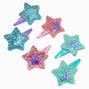 Claire&#39;s Club Mermaid Star Shaker Snap Hair Clips - 6 Pack,
