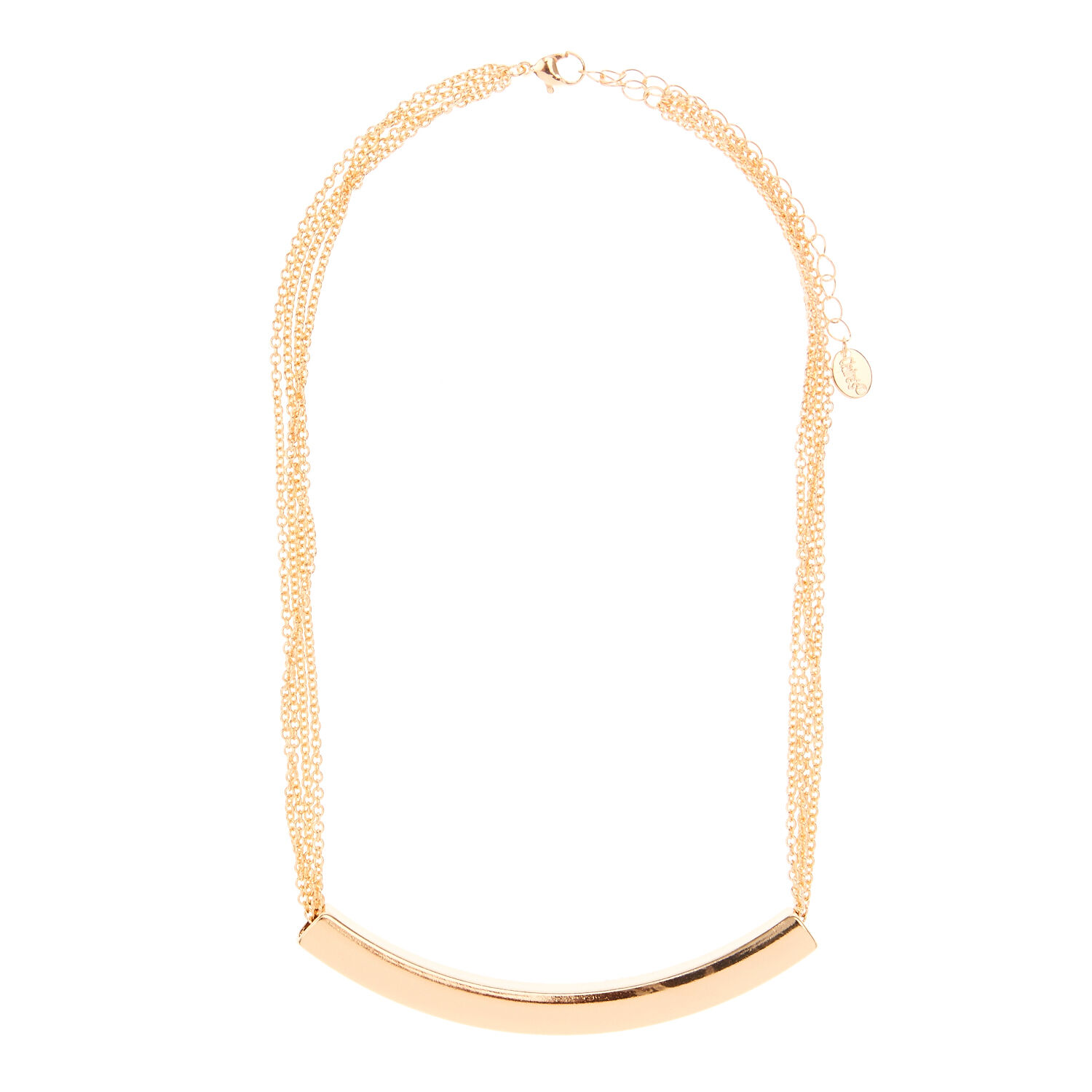Thick 2025 bar necklace