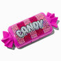 Palette compacte de maquillage bling-bling rose bonbon,