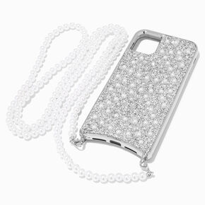 Pearl &amp; Crystal Phone Case With Strap - Fits iPhone&reg; XR/11,
