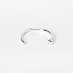 22G Sterling Silver Open Nose Ring,
