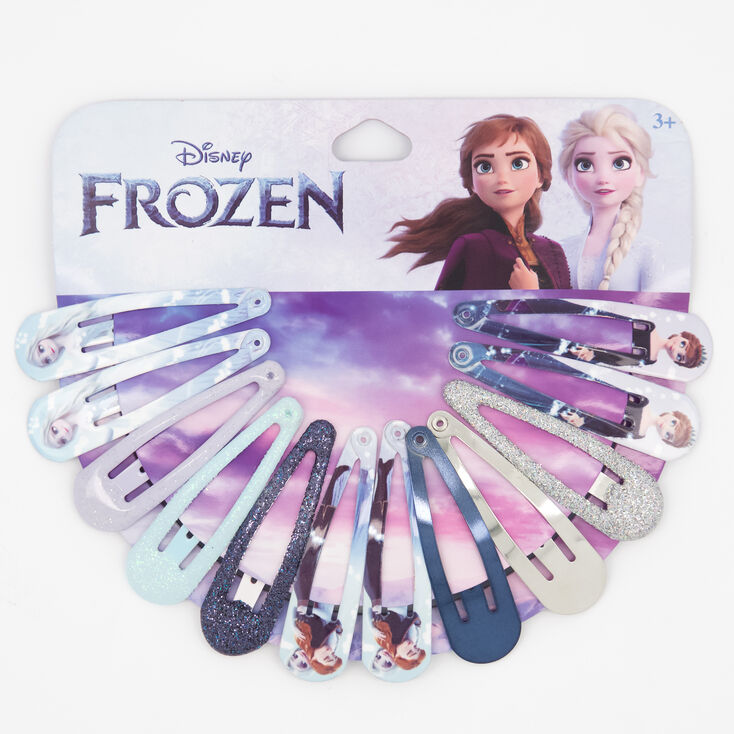 Barrettes clic clac La Reine des Neiges&nbsp;2 &copy;Disney - Lot de 12,