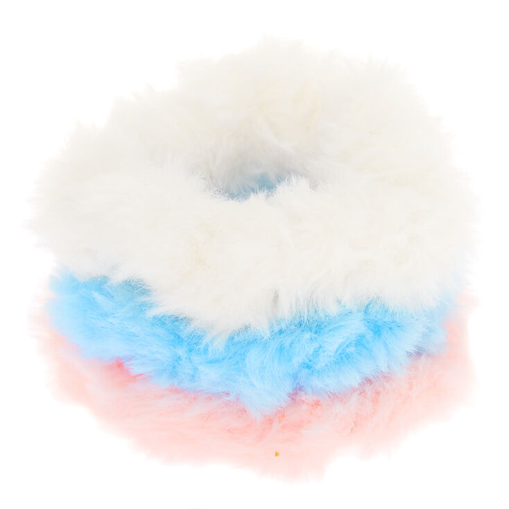 Claire's Chouchous pastels pelucheux Club Claire's - Lot de 3