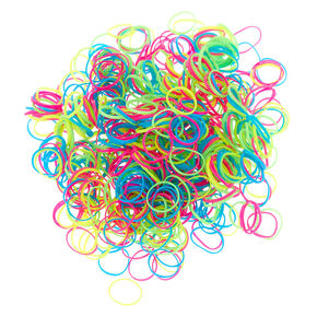 No More Snag Rainbow Hair Ties - 1000 Pack,