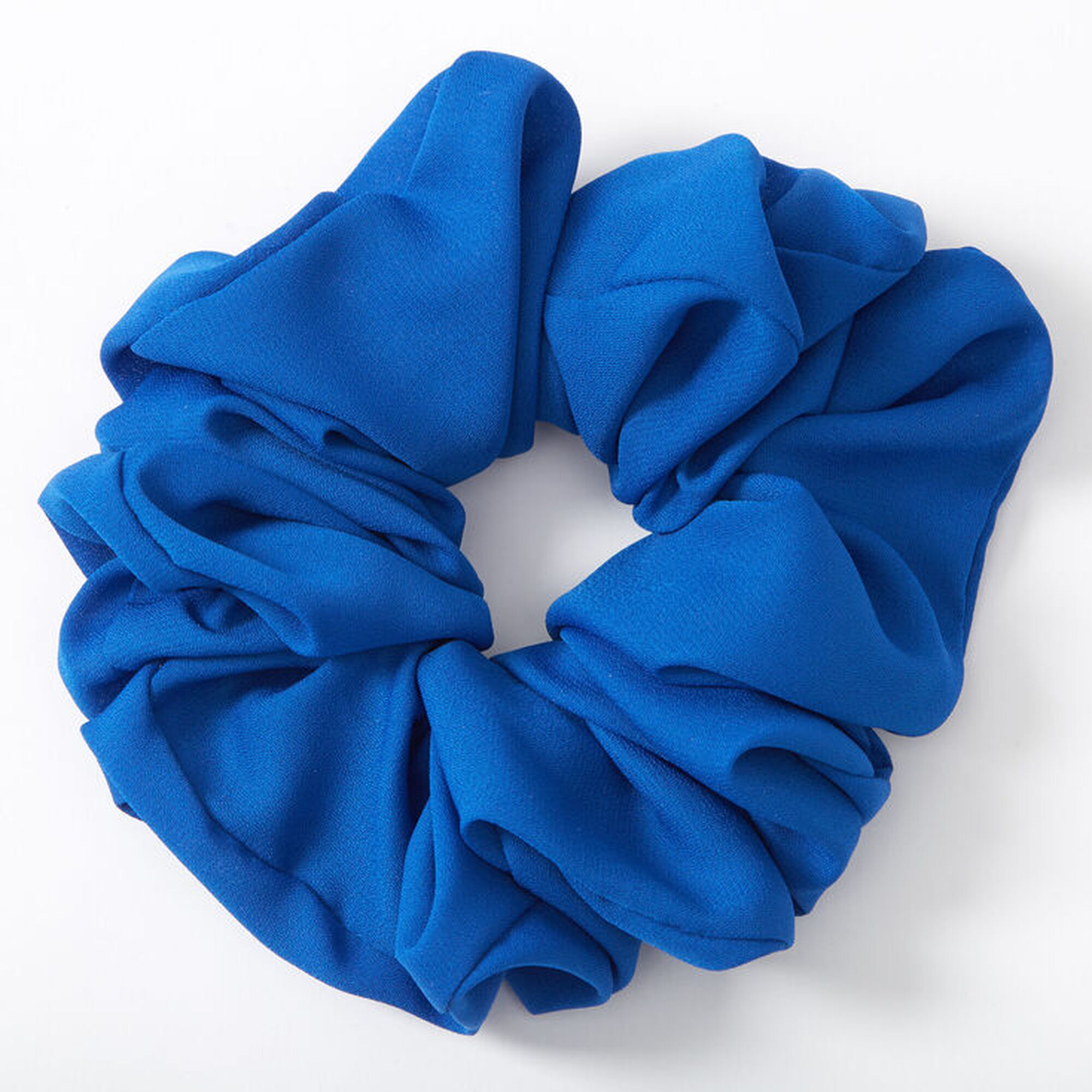 Giant Hair Scrunchie - Neon Blue,