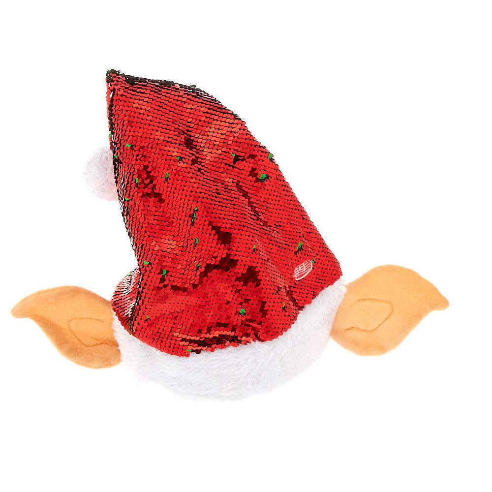 Reversible Sequins Moving & Sound Elf Hat,