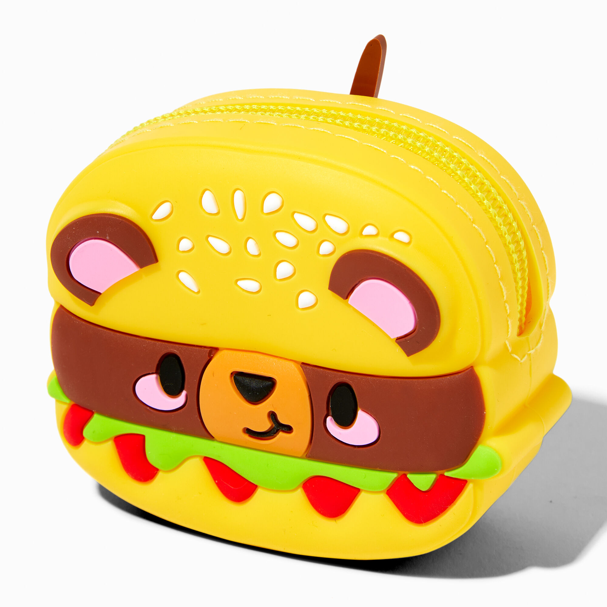 Hamburger Bear Jelly Coin Purse