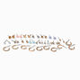 Boucles d&#39;oreilles vari&eacute;es papillons et roses - Lot de 20,