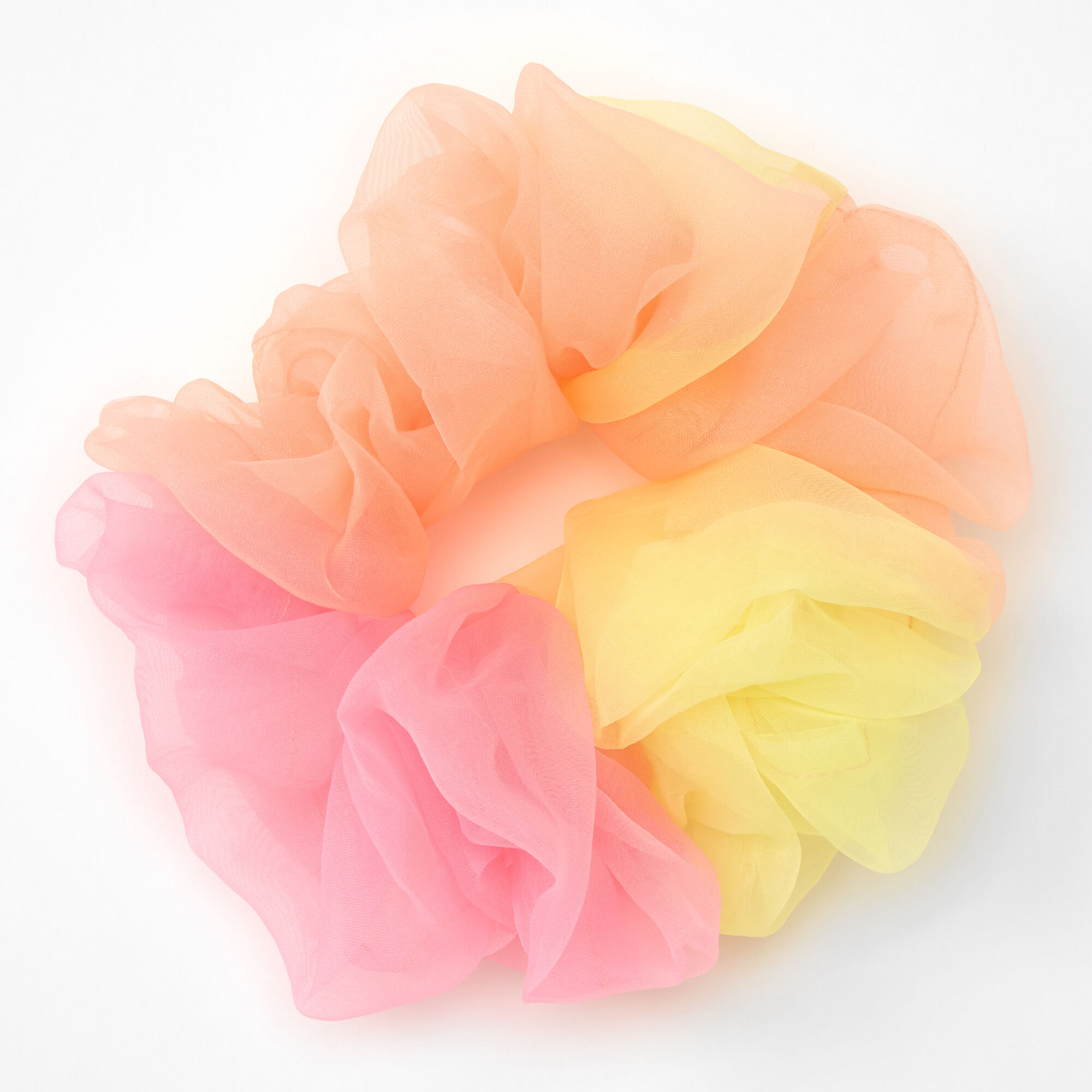 Giant Sunset Ombre Hair Scrunchie,
