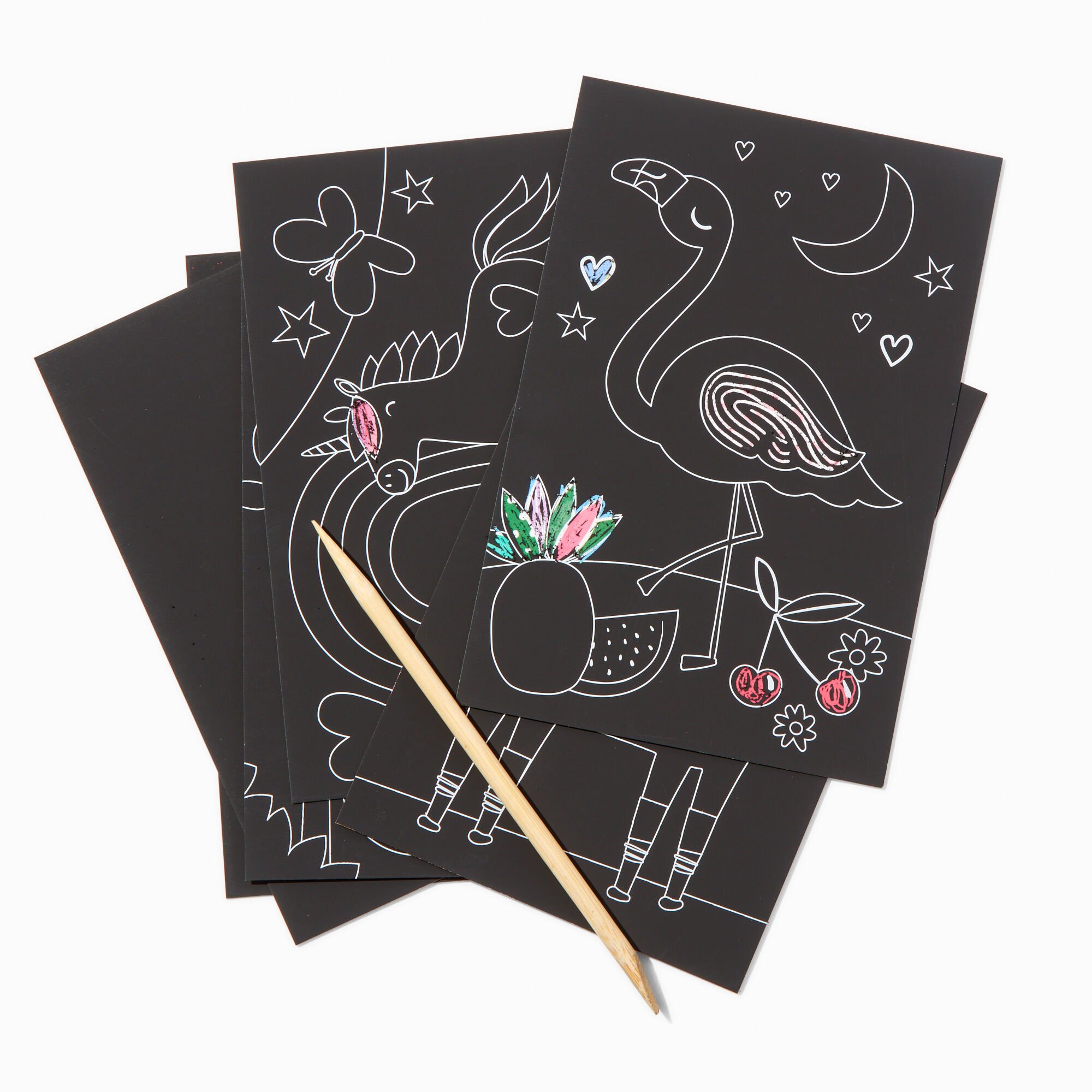 ooly® Fantastic Friends Scratch & Scribble Mini Kit,