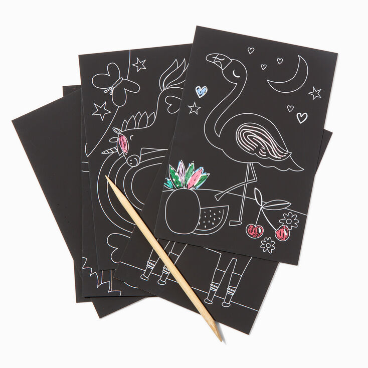 ooly&reg; Fantastic Friends Scratch &amp; Scribble Mini Kit,