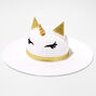 Claire&#39;s Club Unicorn Floppy Straw Hat,