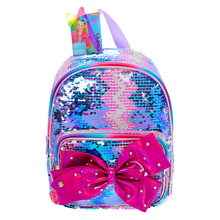 Jojo Siwa™ Reversible Sequins Backpack – Pink | Claire's US