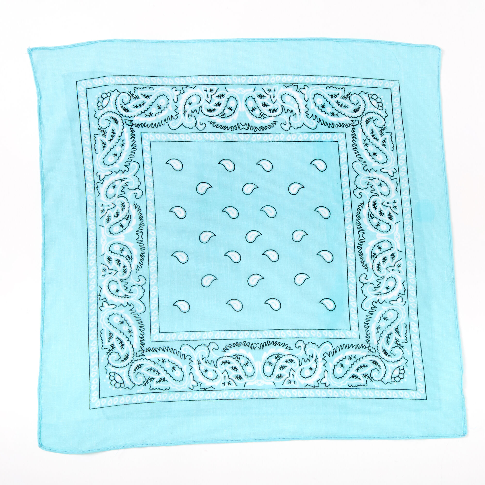 Claire's Club Paisley Bandana Headwrap - Mint,