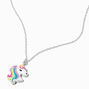 Glow in the Dark Unicorn Locket Necklace,