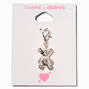 T H E M E x Claire&#39;s Silver-tone Teddy Bear Charm,