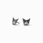 Sterling Silver Kuromi&trade; Stud Earrings,