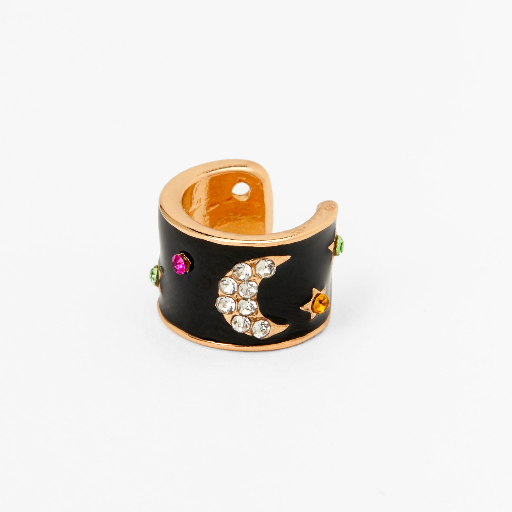 Claire's Manchette d'oreille lune et étoiles décorées couleur dorée
