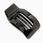 Matte Black Oval Yoga Hair Claw,