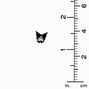 Sterling Silver Kuromi&trade; Enamel Stud Earrings,
