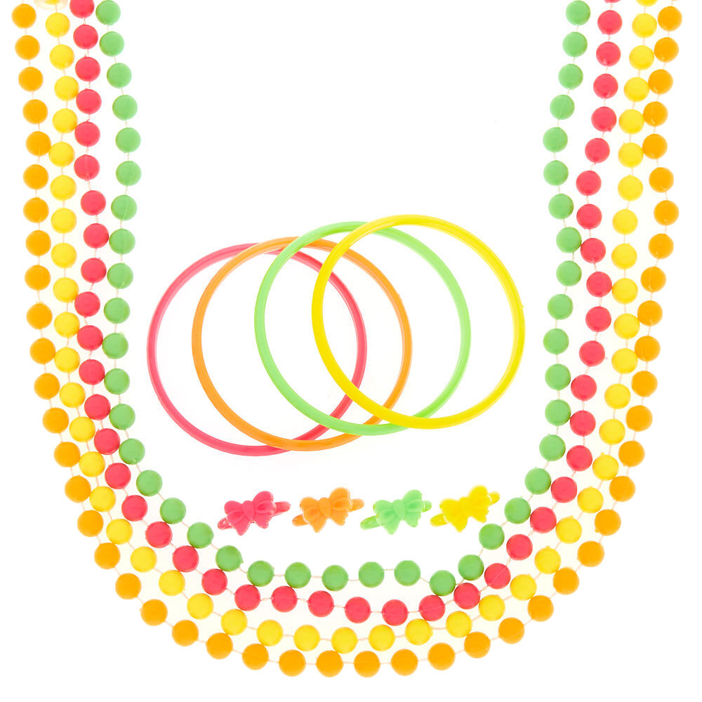 Claire's Club Neon Jewellery Set - 12 Pack,