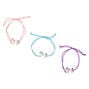 Pastel Unicorn Stretch Friendship Bracelets - 3 Pack,