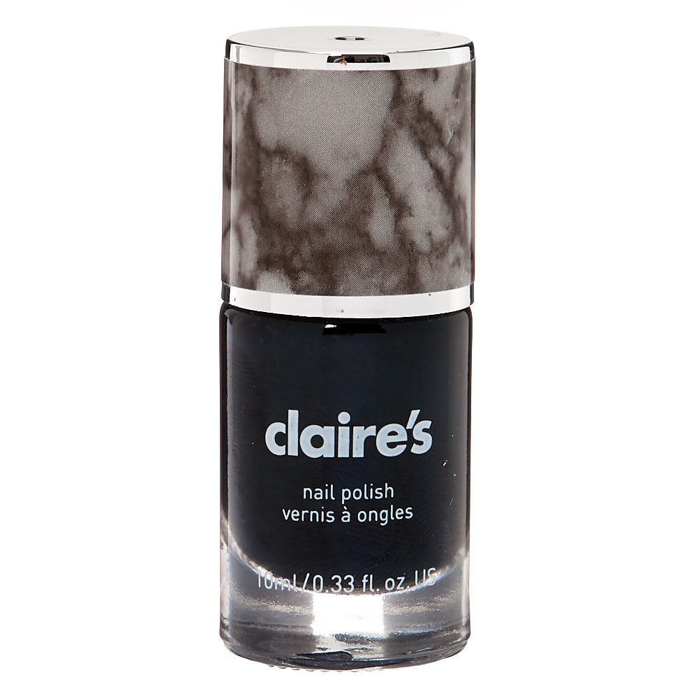 Solid Nail Polish - Marble Black,