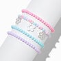 Claire&#39;s Club Pastel Seed Bead Stretch Bracelets - 4 Pack,