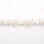 Puka Shell Cord Choker Necklace - White,