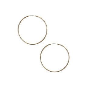 Gold-tone 40mm Hoop Earrings,