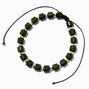 Bold Green Chunky Beaded Bracelet,