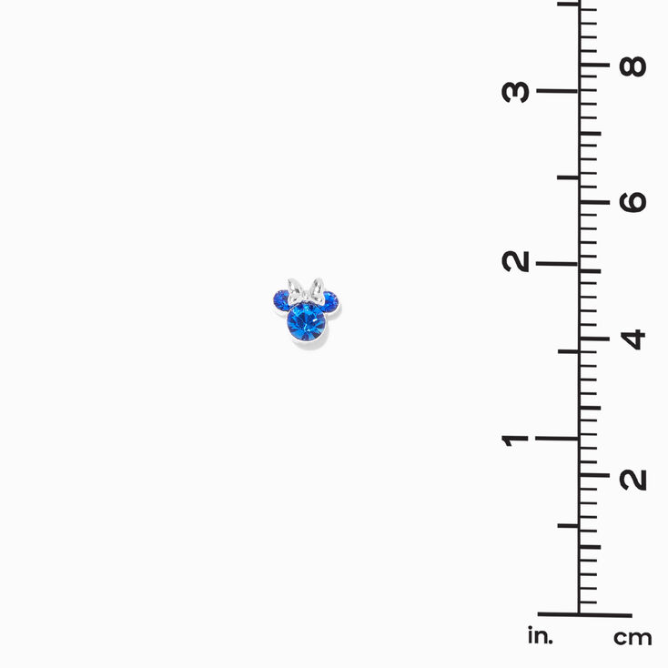 &copy;Disney Minnie Mouse Birthstone Sterling Silver Stud Earrings - September,