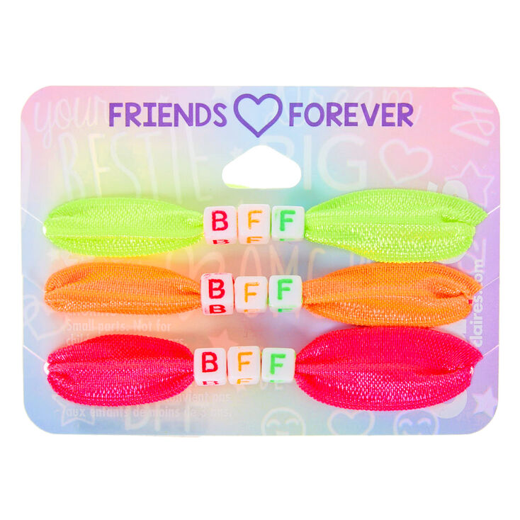 Neon Ribbon Stretch Friendship Bracelets - 3 Pack | Claire ...