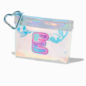 Holographic Initial Coin Purse - E,