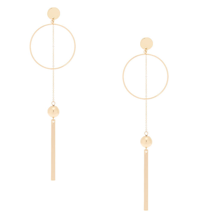 Claire's Pendantes balancier couleur doré 12,7 cm
