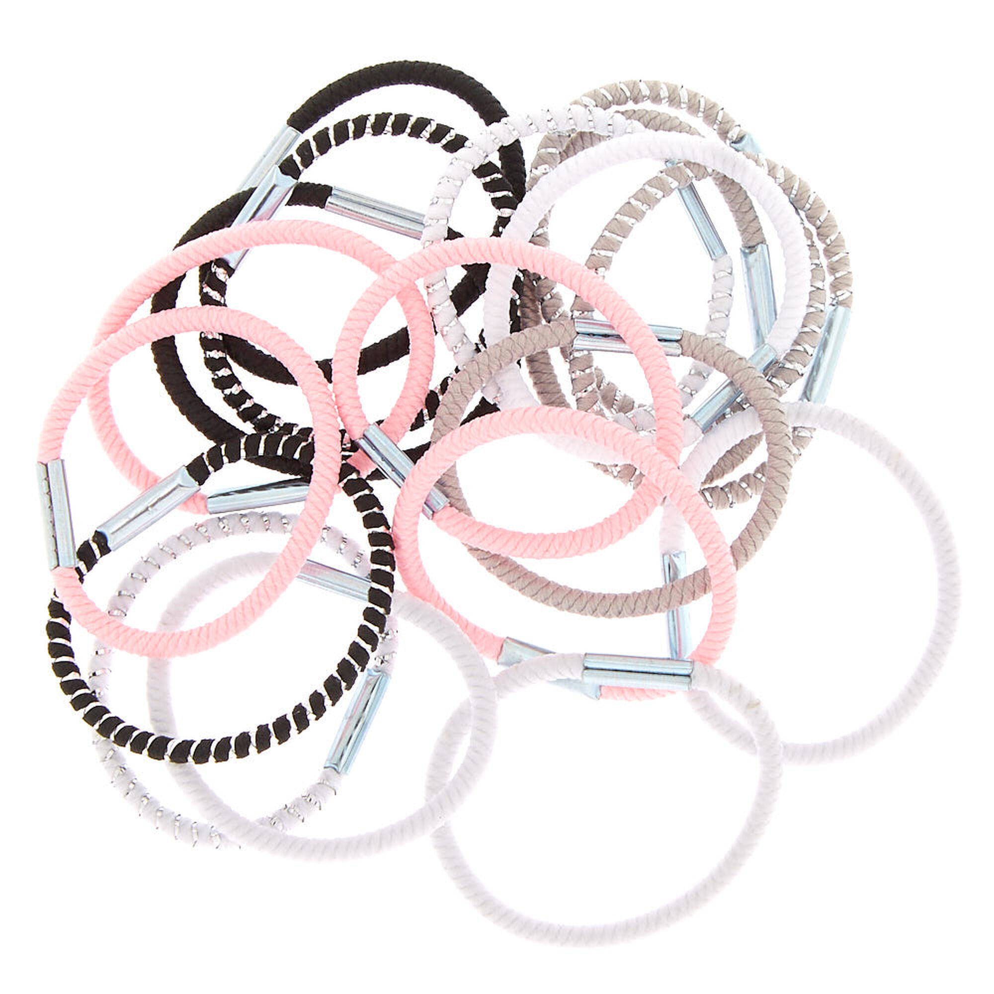 Claire's Club Mini Hair Ties - 18 Pack,