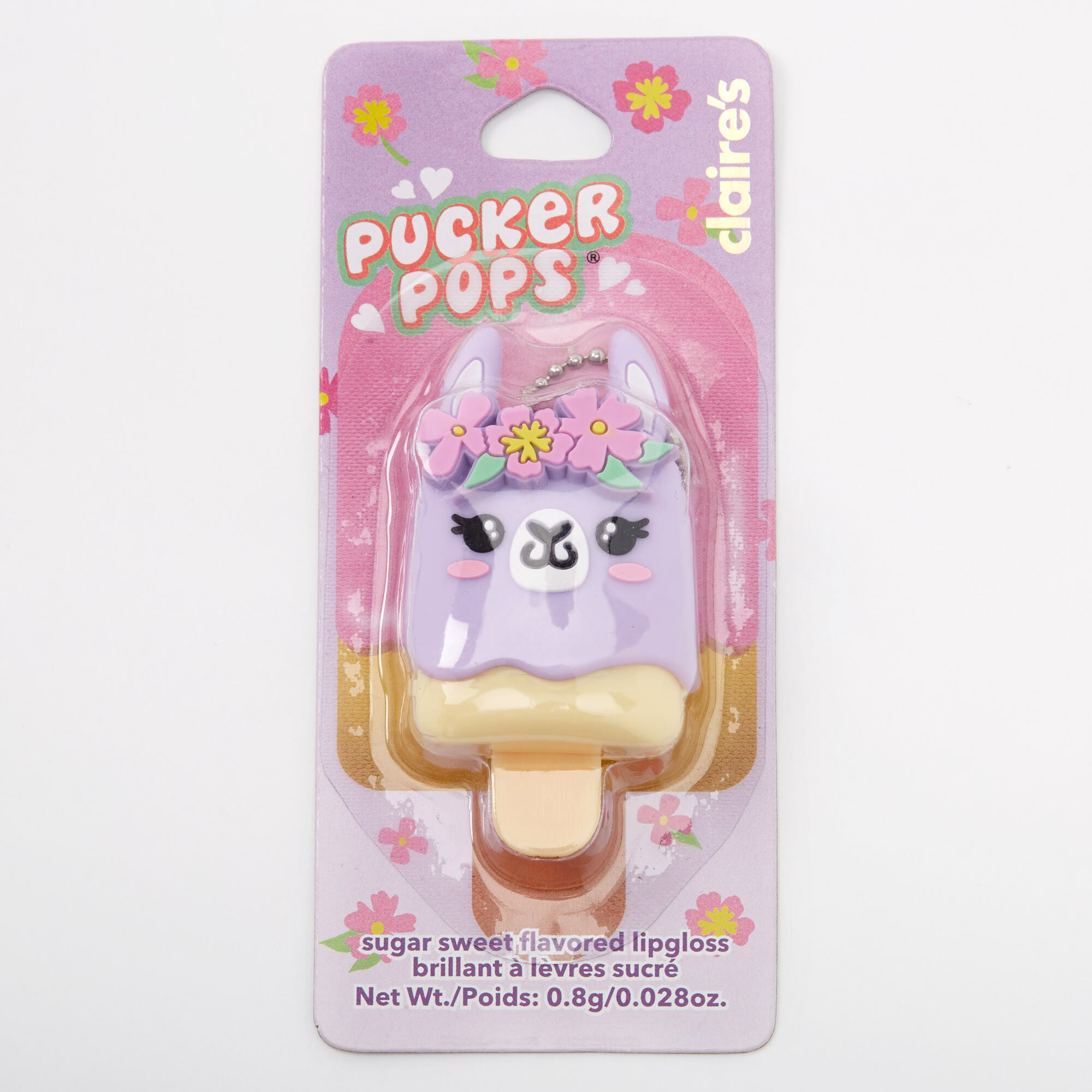 Pucker Pops® Flower Llama Lip Gloss - Sugar Sweet,