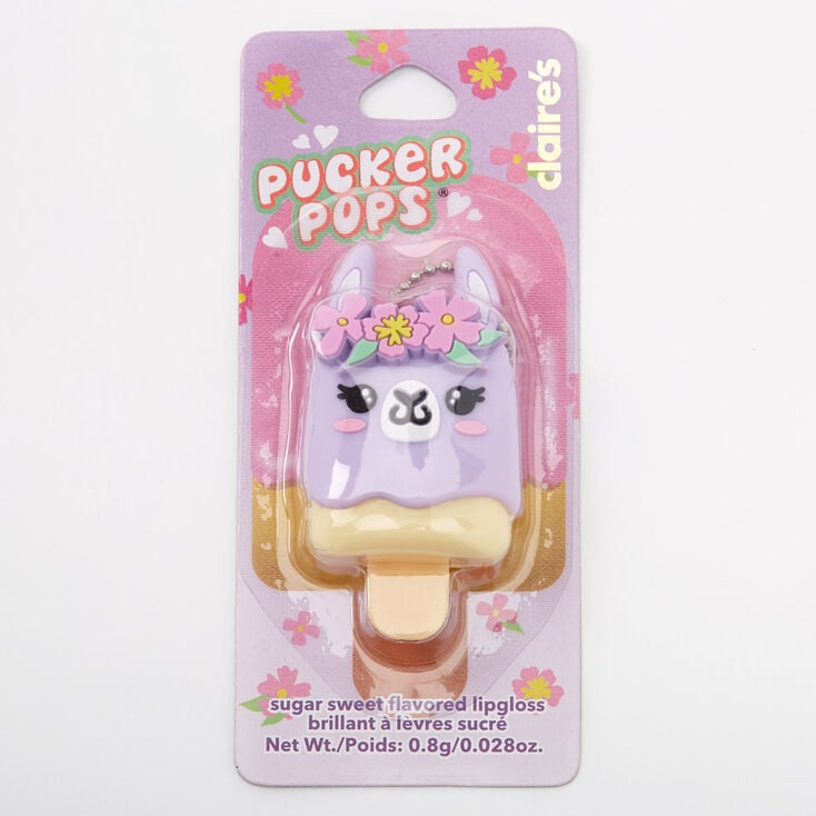 Pucker Pops&reg; Flower Llama Lip Gloss - Sugar Sweet,