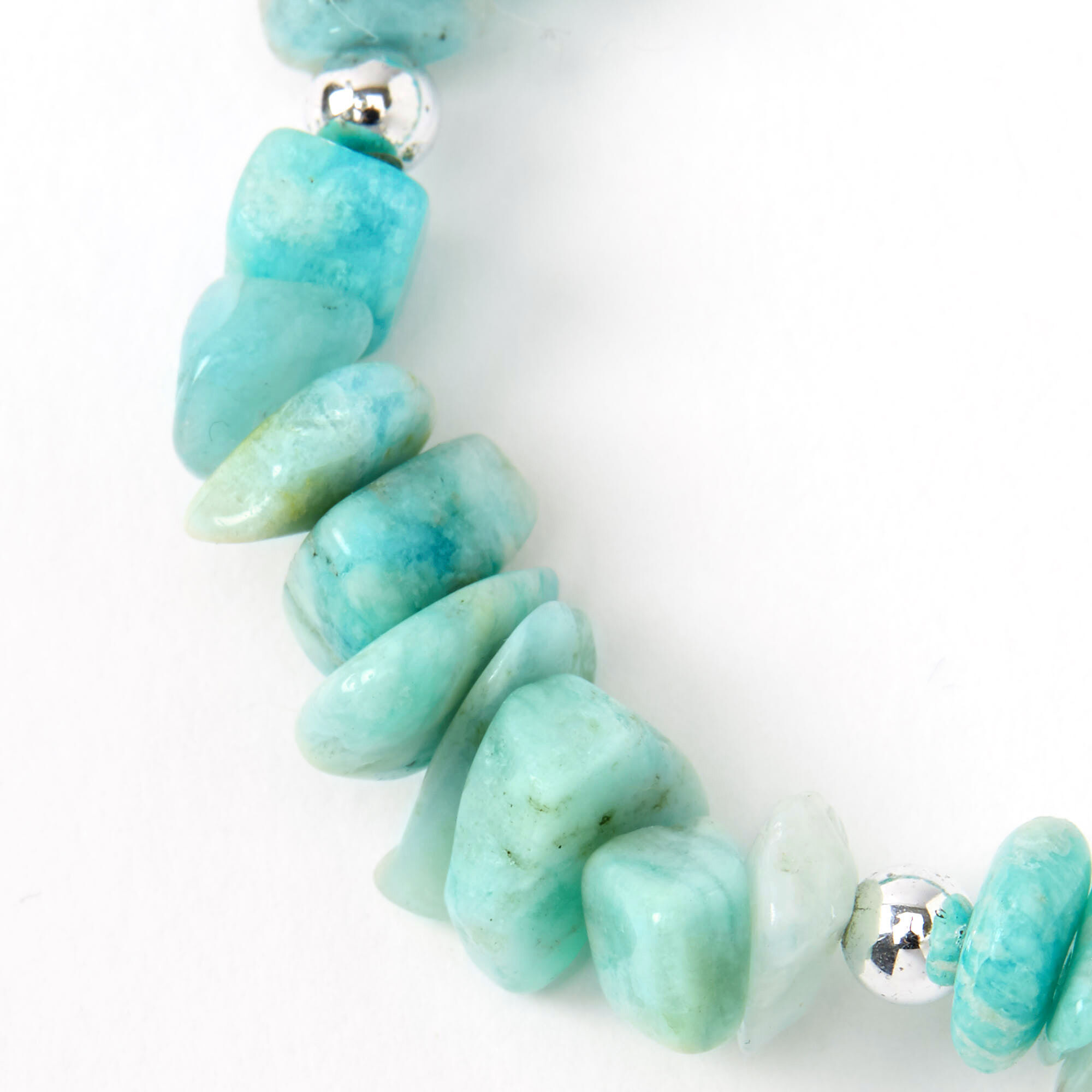 Beaded Puka Shell Stretch Bracelet - Mint,