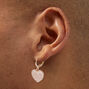 Gold-tone Heart Butterfly Earring Stackables Set - 6 Pack,