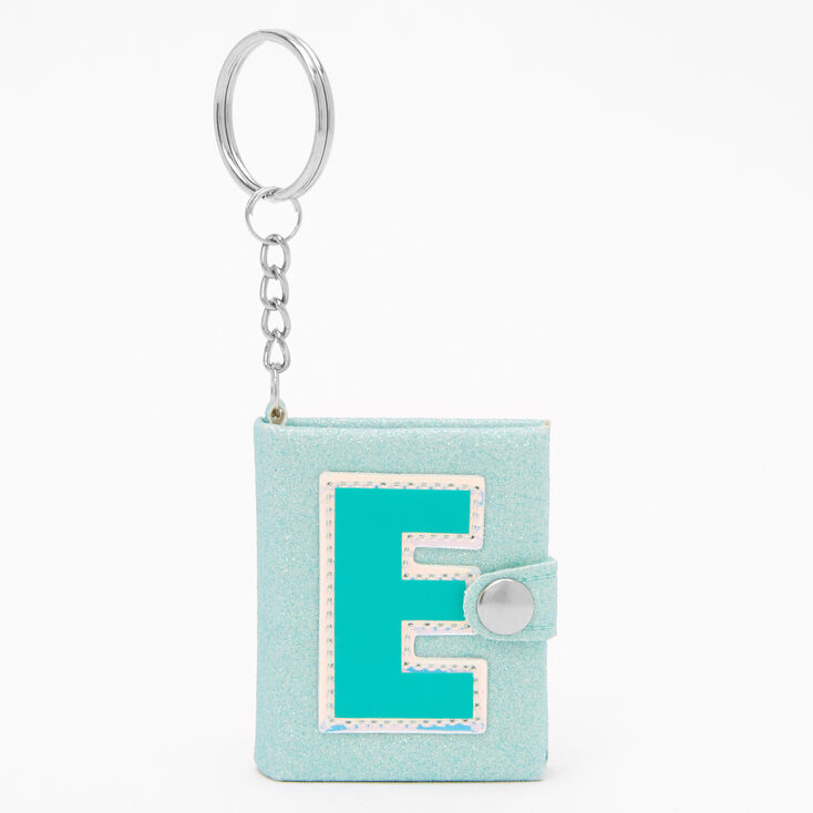 Initial Mini Journal Keychain - E,